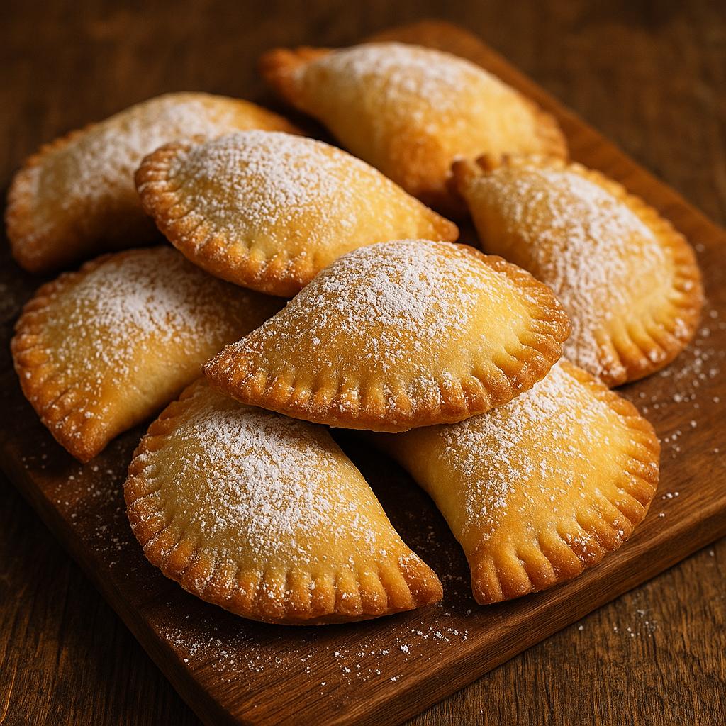 Stuffed cheese pastry pockets