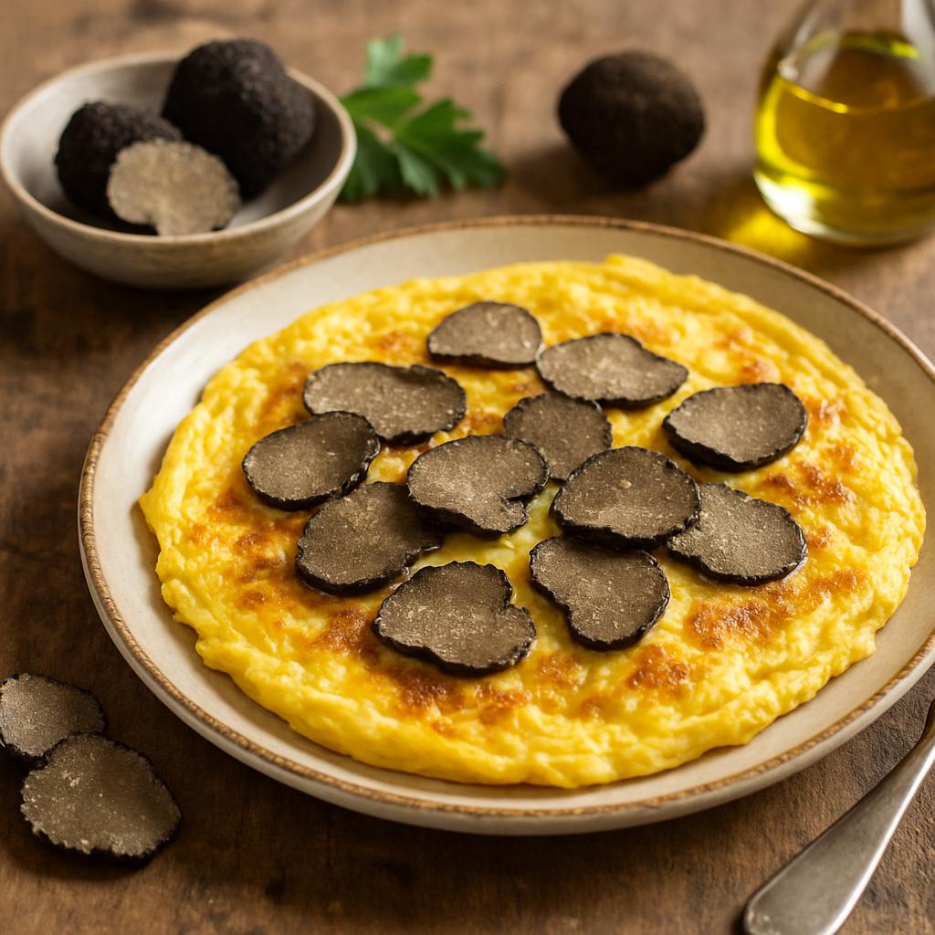Earthy truffle egg delight