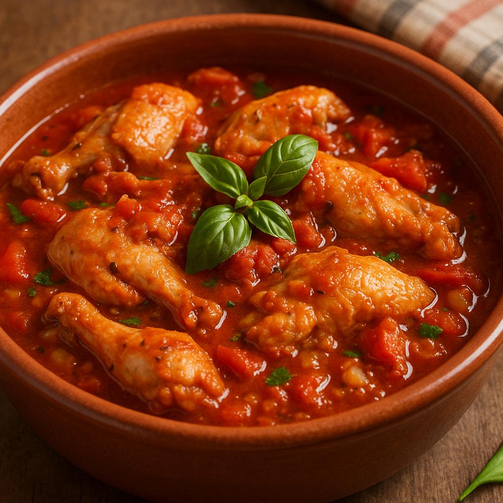 Chicken Lucana style stew