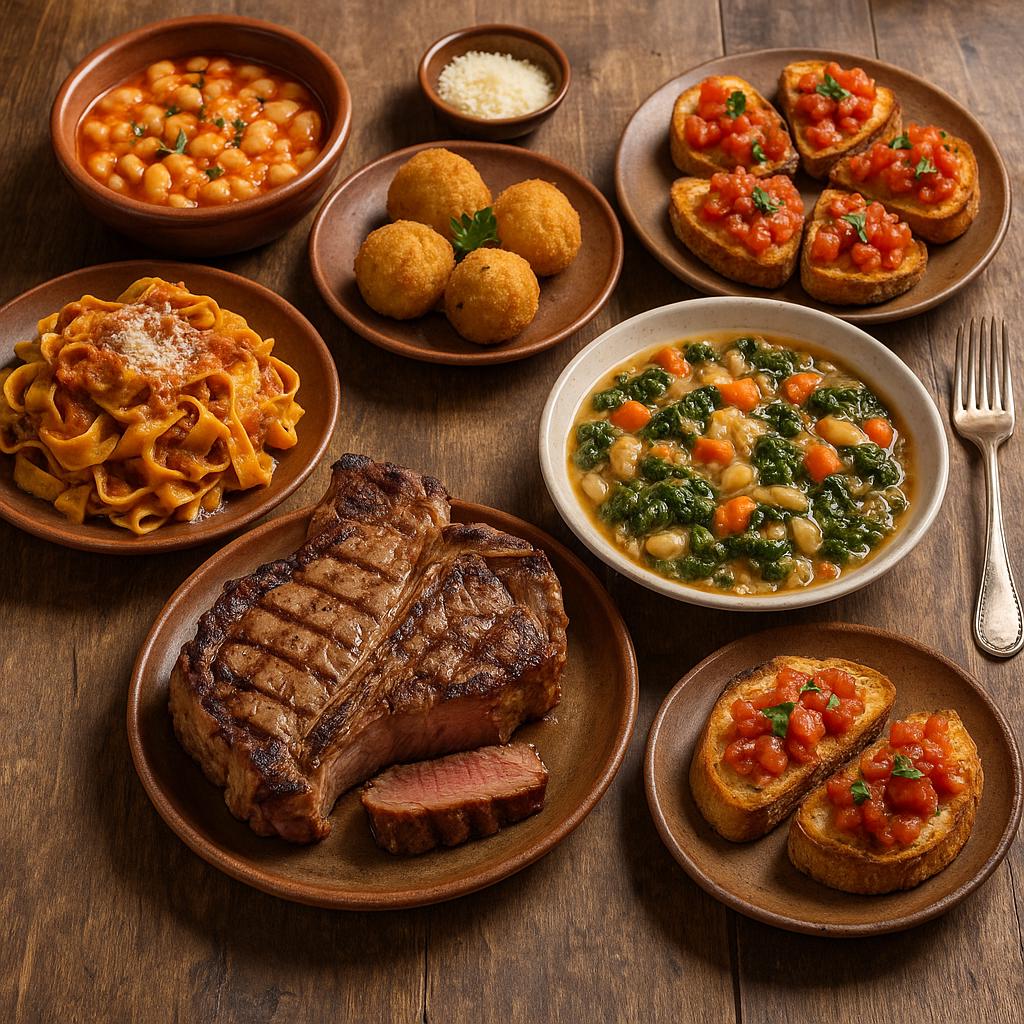 Farm-to-table Tuscan bounty spread