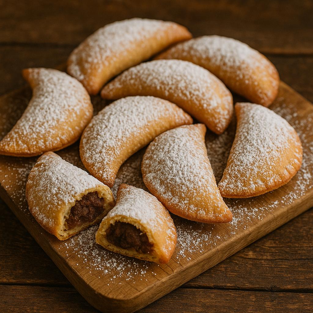 Calcionetti abruzzesi chestnut pastries
