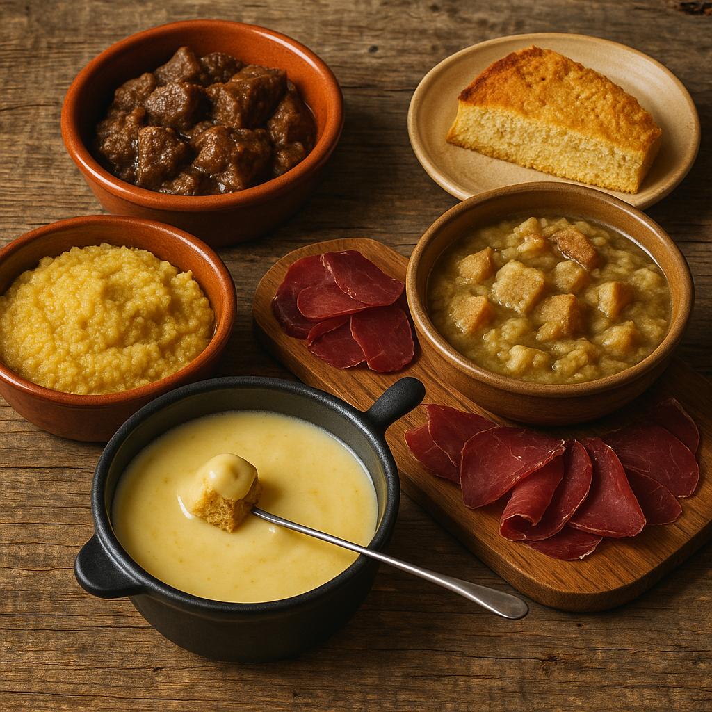 Rustic Alpine flavor feast