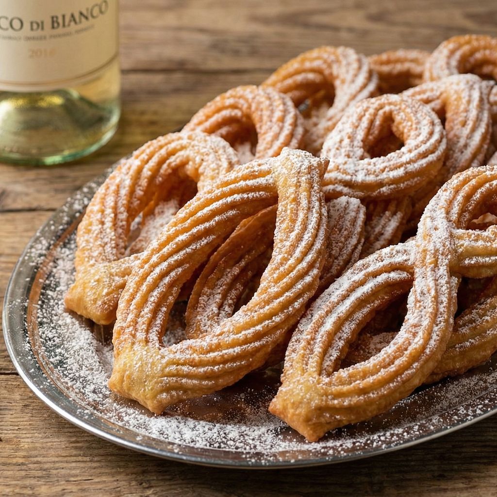 Sugar-dusted Calabrian Nacatole pastries.