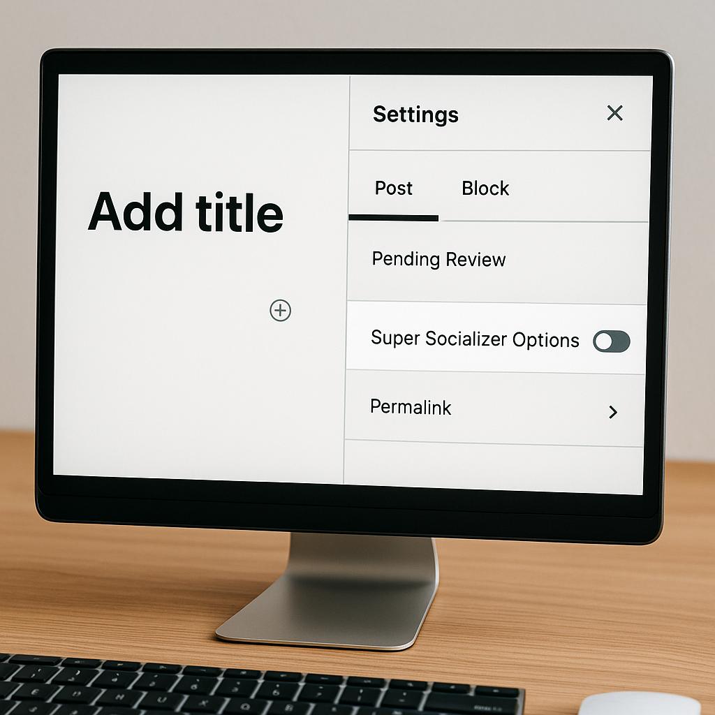 Streamlined plugin settings interface