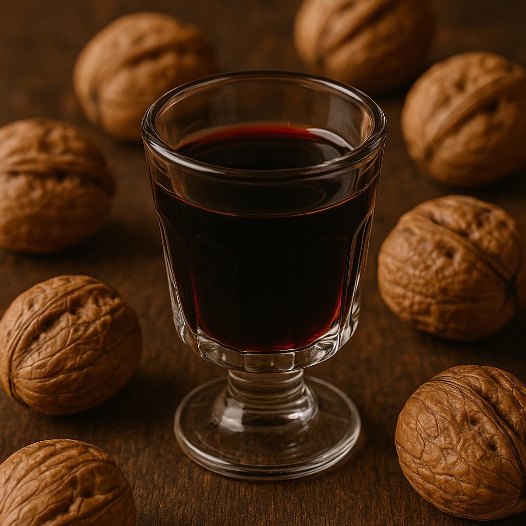 Apulian Nocino liqueur