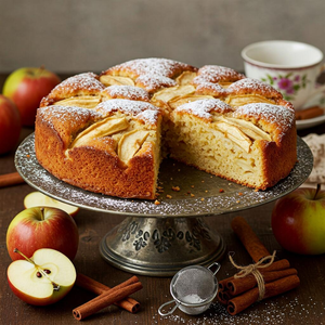 Delicious homemade apple cake made with fresh apples, cinnamon, and a soft, moist texture. Perfect for fall baking or any occasion, this apple cake recipe is easy to follow and yields a mouthwatering dessert.