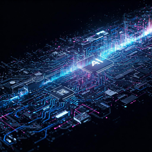 A visually striking image that represents the concept of Reactive AI. 