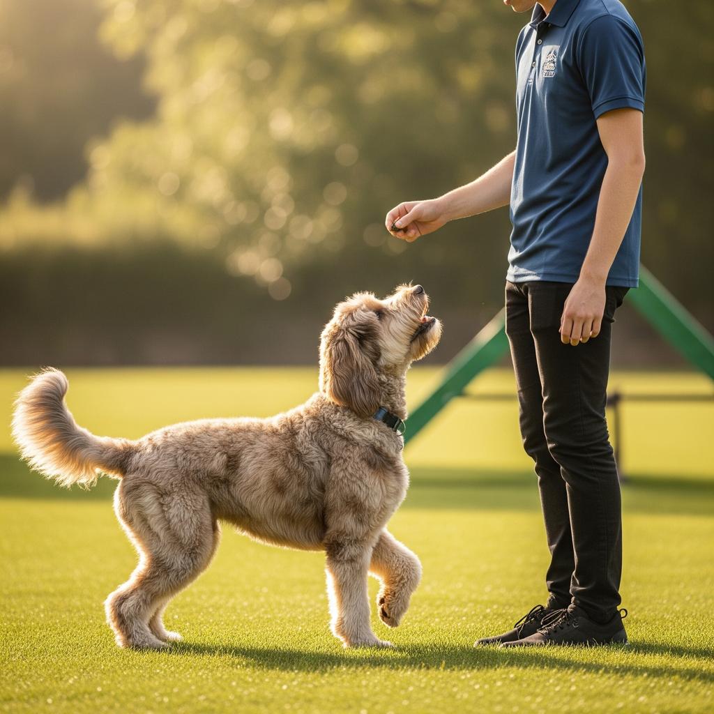 Loyal pet looking