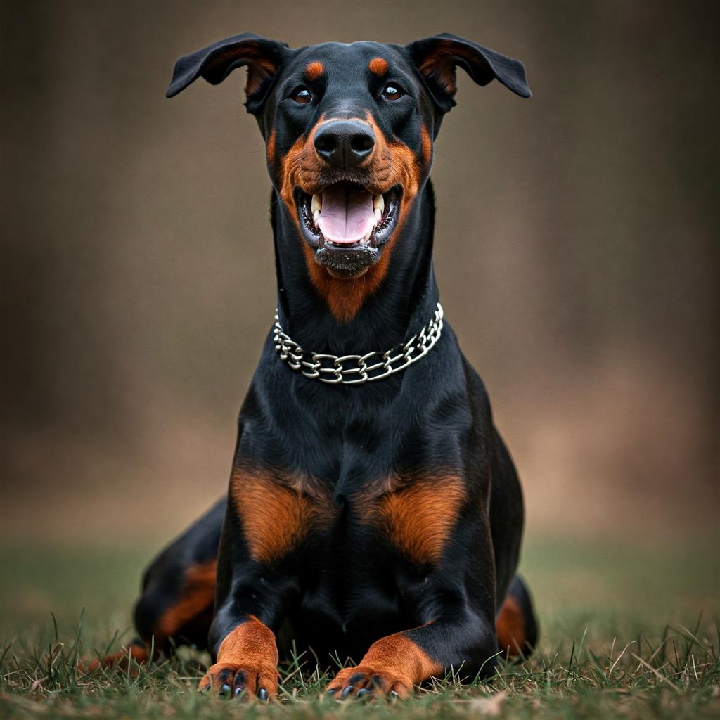 Caught mid-action, this Doberman is striking an absolutely ridiculous pose – a real head-scratcher. Its serious Doberman face combined with the silly body language is what really makes it hilarious. Love the contrasting backdrop of the sunny park.