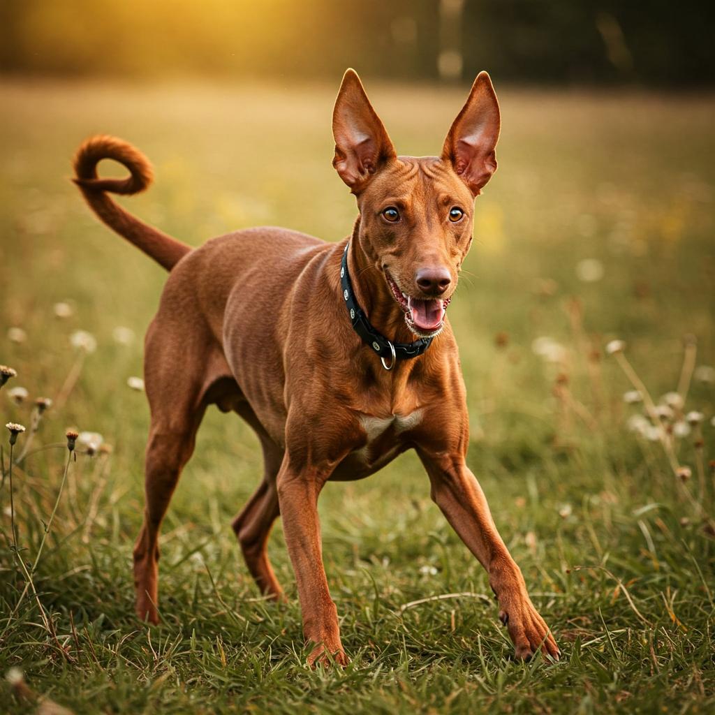 Wow, check out this little guy, he's just kinda frozen mid-action, you know? Looks like he's about to spring into a full-on zoomie, or maybe just saw a butterfly. Those ears are so alert, always.