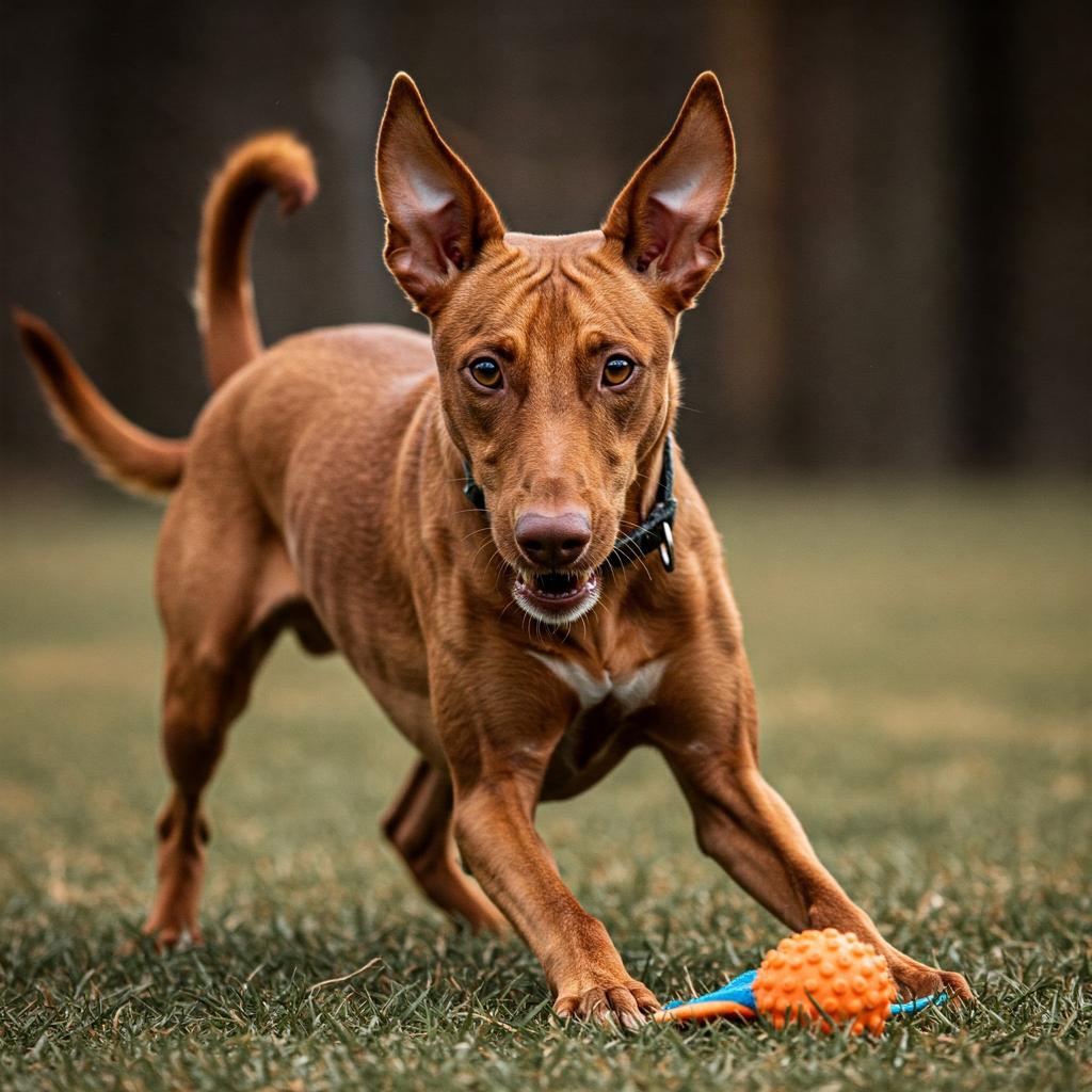 Wow, check out this little guy, he's just kinda frozen mid-action, you know? Looks like he's about to spring into a full-on zoomie, or maybe just saw a butterfly. Those ears are so alert, always. This one's my favorite, I think. He's just soaring, honestly! Look at that happy jump, tail wagging like crazy. You can practically feel the pure joy, right? Such a gorgeous fulvo coat too, just shines.